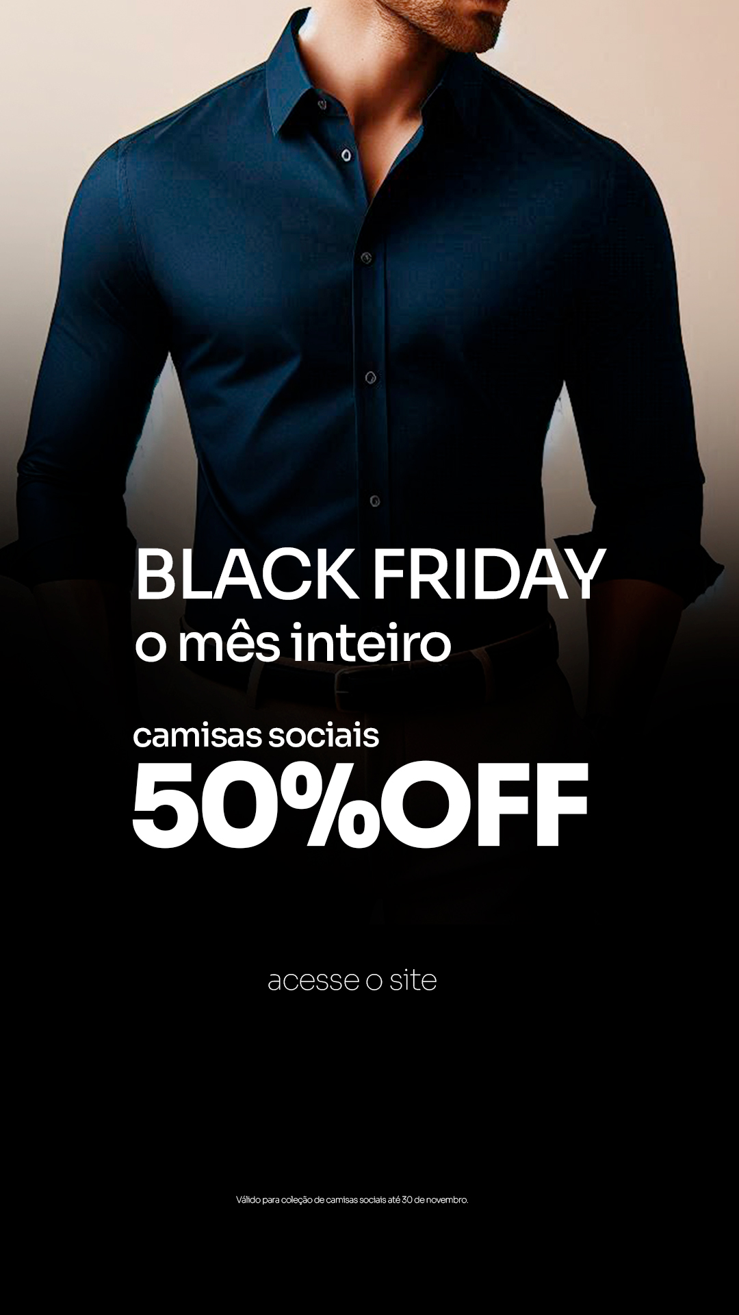 Criativo de mídia paga Estilo Man