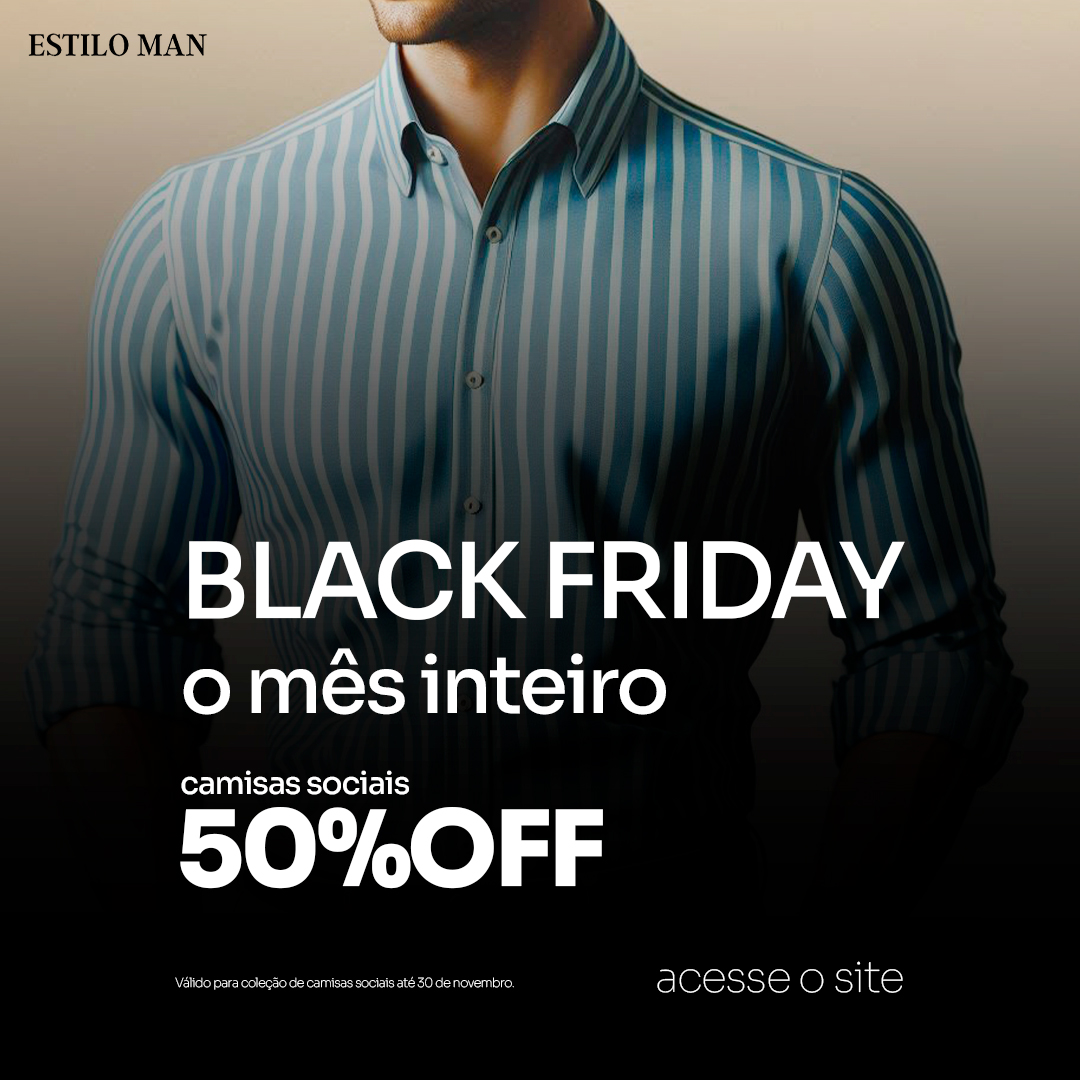 Criativo de mídia paga Estilo Man