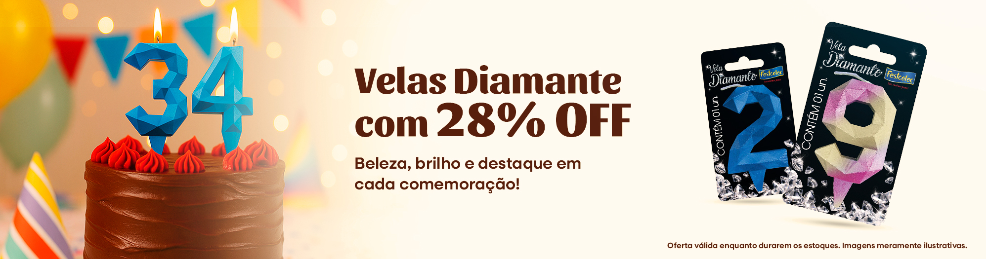 Banner de website Festcakes